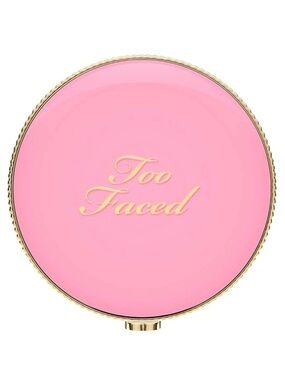 Too Faced Pink Compact Powder with Gold Logo